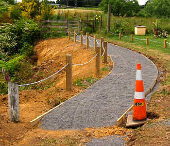 Path under construction November 2010